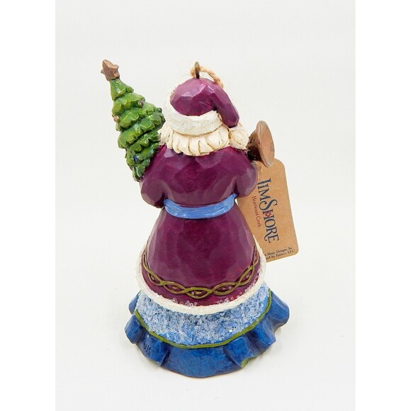Jim Shore Victorian Sugared Santa French Horn Tree Holiday Ornament 2019 Enesco - Picture 3 of 7